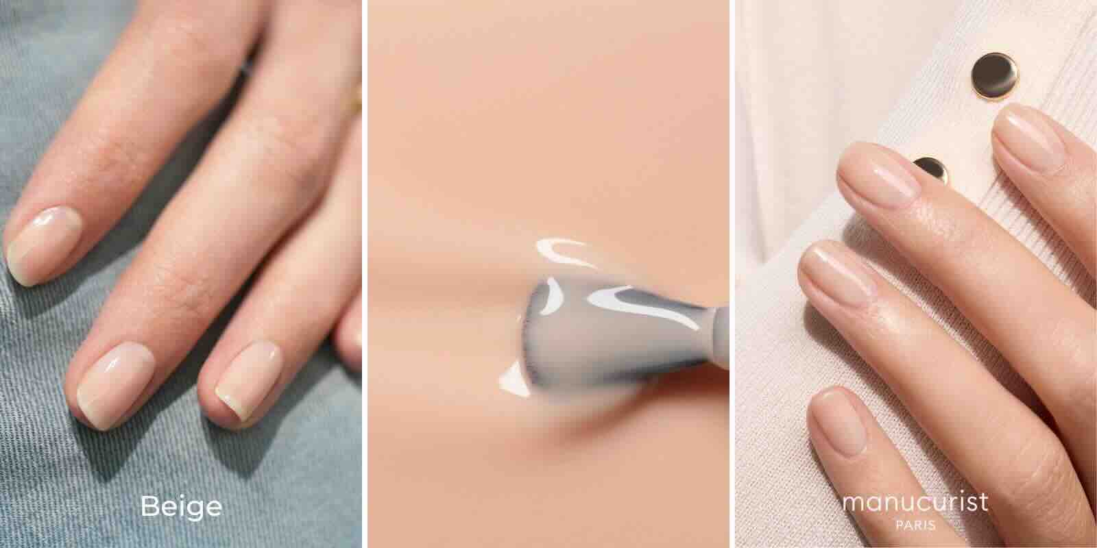 Nagellack Beige Nude transparent Pur Natur Manucurist Green l'Officina Paris